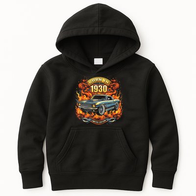 Born In 1930 Classic Muscle Car Lovers 95th Birthday Kids Hoodie