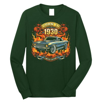 Born In 1930 Classic Muscle Car Lovers 95th Birthday Long Sleeve Shirt