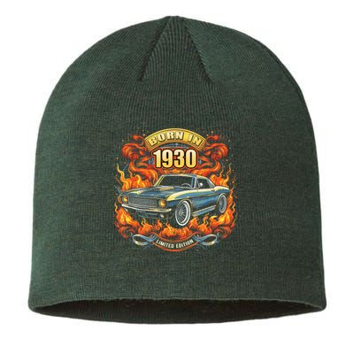 Born In 1930 Classic Muscle Car Lovers 95th Birthday Sustainable Beanie