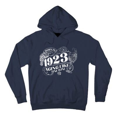 Born In 1923 100th Birthday Aging Like Fine Wine Tall Hoodie