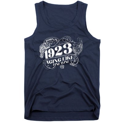 Born In 1923 100th Birthday Aging Like Fine Wine Tank Top