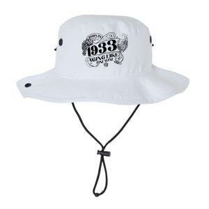 Born In 1933 90th Birthday Aging Like Fine Wine Legacy Cool Fit Booney Bucket Hat