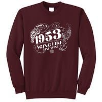 Born In 1953 70th Birthday Aging Like Fine Wine Tall Sweatshirt