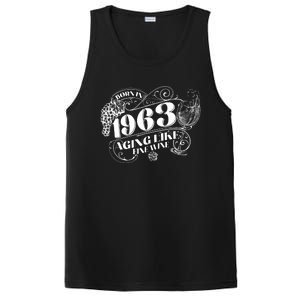 Born In 1963 60th Birthday Aging Like Fine Wine PosiCharge Competitor Tank