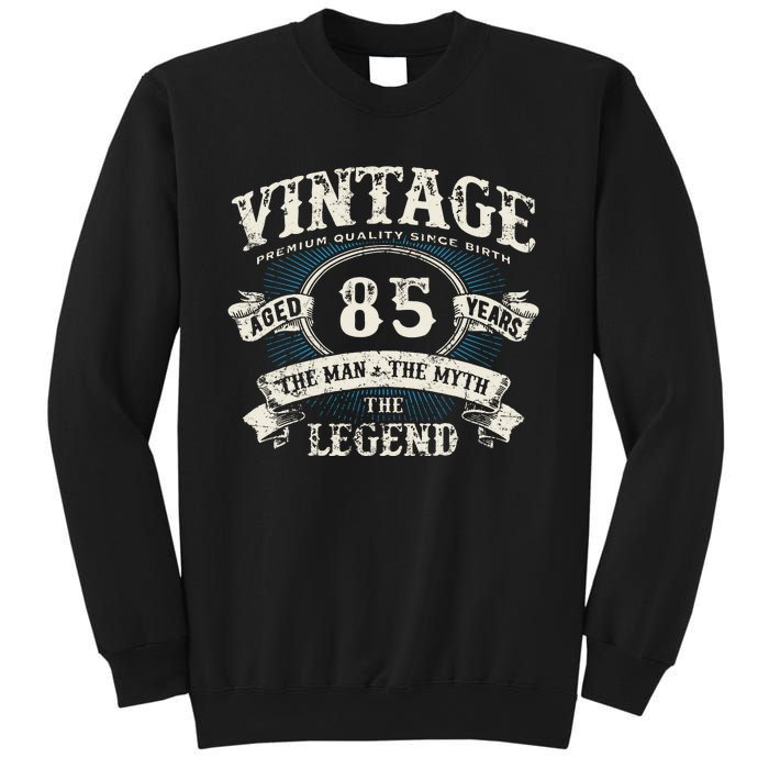 Born In 1937 Vintage Classic Dude 85th Years Old Birthday Sweatshirt