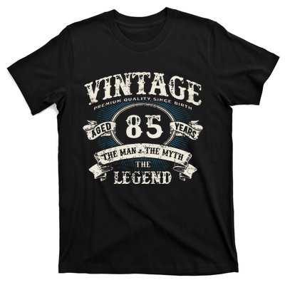 Born In 1937 Vintage Classic Dude 85th Years Old Birthday T-Shirt