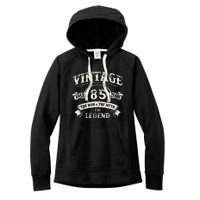 Born In 1937 Vintage Classic Dude 85th Years Old Birthday Women's Fleece Hoodie