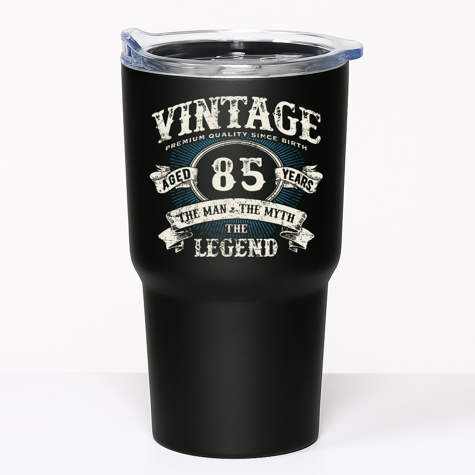 Born In 1937 Vintage Classic Dude 85th Years Old Birthday Tumbler