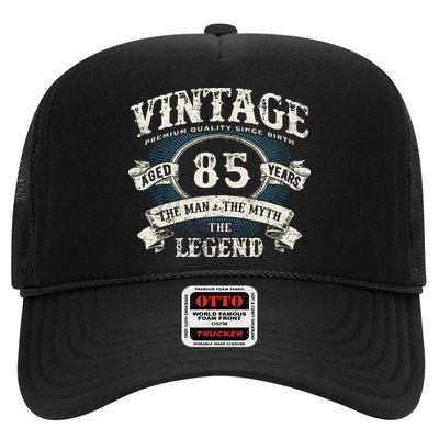 Born In 1937 Vintage Classic Dude 85th Years Old Birthday Trucker Hat