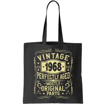 Born In 1968 Birthday, Vintage, Perfectly Aged, Made In 1968 Bag