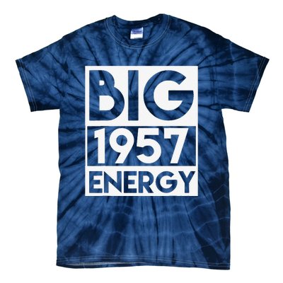 Born In 1957 Birthday 66 Year Old 66th Birthday Energy Tie-Dye T-Shirt