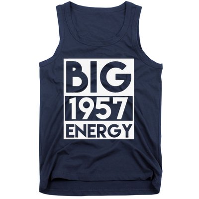 Born In 1957 Birthday 66 Year Old 66th Birthday Energy Tank Top