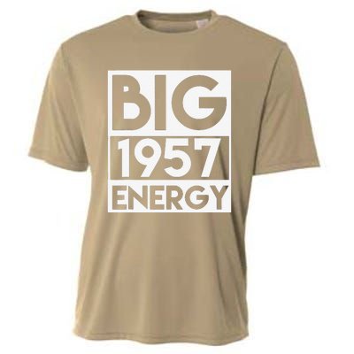 Born In 1957 Birthday 66 Year Old 66th Birthday Energy Cooling Performance Crew T-Shirt