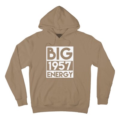 Born In 1957 Birthday 66 Year Old 66th Birthday Energy Hoodie