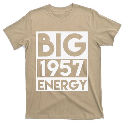 Born In 1957 Birthday 66 Year Old 66th Birthday Energy T-Shirt