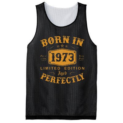 Born In 1973 50 Years Old 50th Birthday Gifts For Mesh Reversible Basketball Jersey Tank