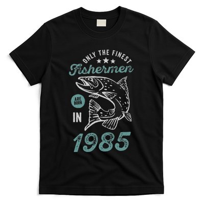 Born In 1985 36 Years Old Vintage 36th Birthday Fisherman T-Shirt