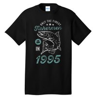 Born In 1995 26 Years Old Vintage 26th Birthday Fisherman Tall T-Shirt