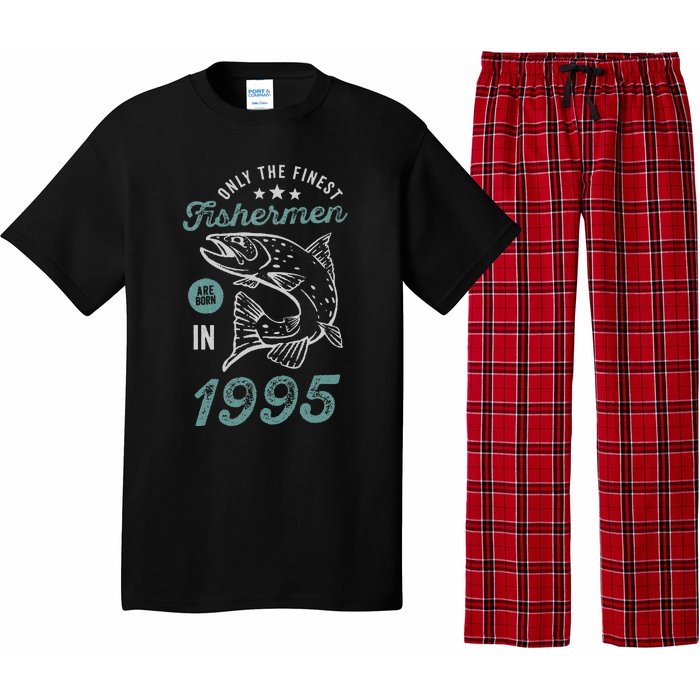 Born In 1995 26 Years Old Vintage 26th Birthday Fisherman Pajama Set