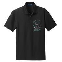 Born In 1995 26 Years Old Vintage 26th Birthday Fisherman Dry Zone Grid Polo