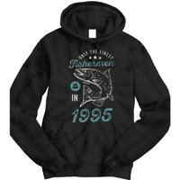 Born In 1995 26 Years Old Vintage 26th Birthday Fisherman Tie Dye Hoodie