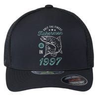 Born In 1997 24 Years Old Vintage 24th Birthday Fisherman Flexfit Unipanel Trucker Cap