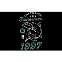 Born In 1997 24 Years Old Vintage 24th Birthday Fisherman Bumper Sticker