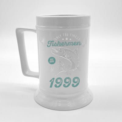 Born In 1999 22 Years Old Vintage 22nd Birthday Fisherman Beer Stein