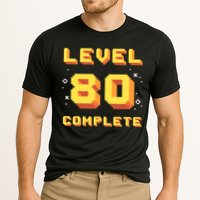 Born In 1941 Level 80 Complete 80th Birthday Retro Gaming Performance Shirt
