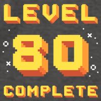 Born In 1941 Level 80 Complete 80th Birthday Retro Gaming Vector Backpack