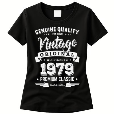 Born In 1979 Vintage Birthday Made In 1979 S Womens T-Shirt