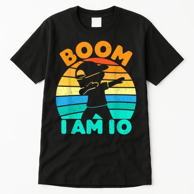 Boom I'm 10 Years Old 10th Birthday Party Dabbing K.i.d.s Boys Tall T-Shirt