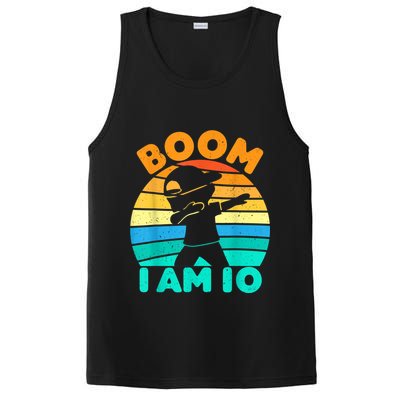 Boom I'm 10 Years Old 10th Birthday Party Dabbing K.i.d.s Boys PosiCharge Competitor Tank
