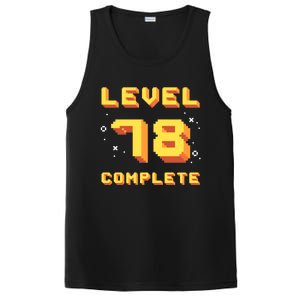 Born In 1943 Level 78 Complete 78th Birthday Retro Gaming Gift PosiCharge Competitor Tank