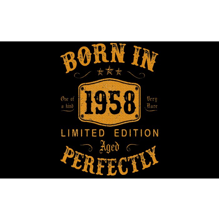 Born In 1958 65 Years Old 65th Birthday Gifts Bumper Sticker