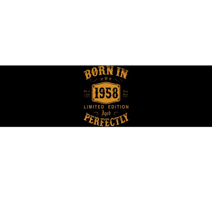 Born In 1958 65 Years Old 65th Birthday Gifts Bumper Sticker