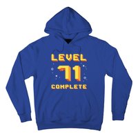 Born In 1950 Level 71 Complete 71th Birthday Retro Gaming Funny Gift Hoodie