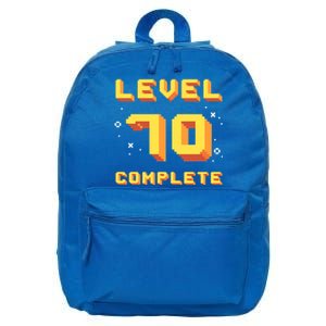 Born In 1951 Level 70 Complete 70th Birthday Retro Gaming Gift 16 in Basic Backpack