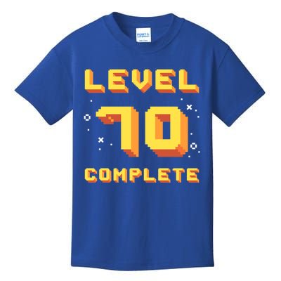 Born In 1951 Level 70 Complete 70th Birthday Retro Gaming Gift Kids T-Shirt