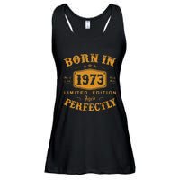 Born In 1973 50 Years Old 50th Birthday Gifts Ladies Essential Flowy Tank