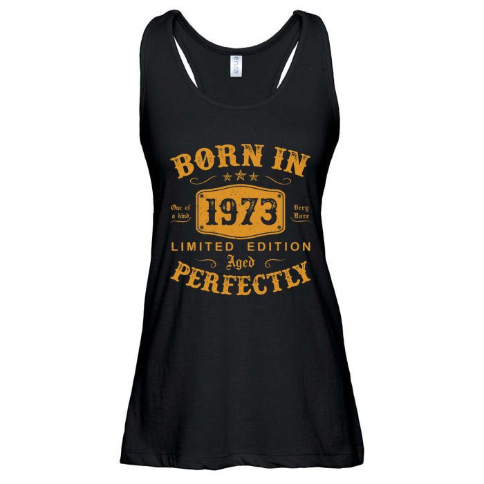 Born In 1973 50 Years Old 50th Birthday Gifts Ladies Essential Flowy Tank