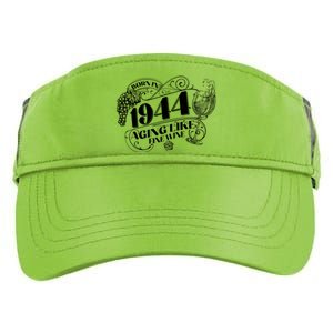 Born In 1944 80th Birthday Aging Like Fine Wine Adult Drive Performance Visor