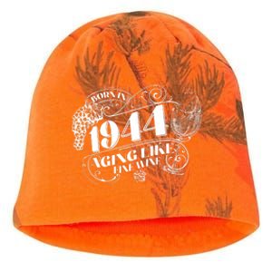 Born In 1944 80th Birthday Aging Like Fine Wine Kati - Camo Knit Beanie