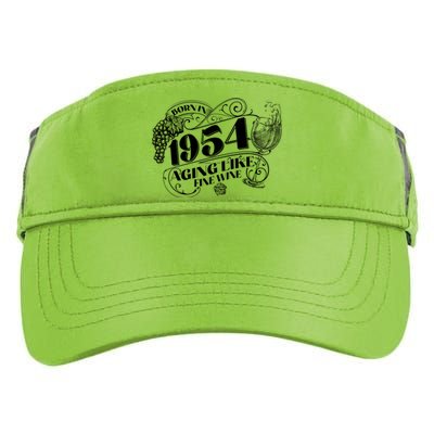 Born In 1954 70th Birthday Aging Like Fine Wine Adult Drive Performance Visor