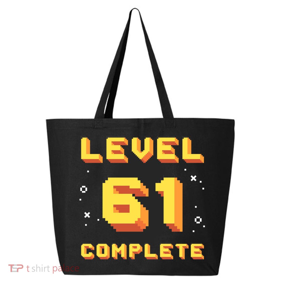 Born In 1960 Level 61 Complete 61th Birthday Retro Gaming Meaningful Gift 25L Jumbo Tote