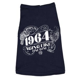 Born In 1964 60th Birthday Aging Like Fine Wine Doggie Tank