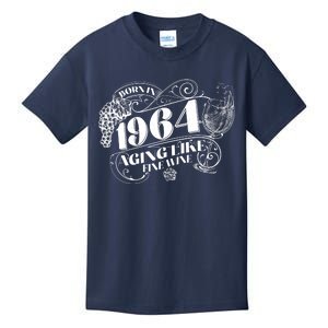 Born In 1964 60th Birthday Aging Like Fine Wine Kids T-Shirt