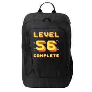 Born In 1965 Level 56 Complete 56th Birthday Retro Gaming Gift City Backpack