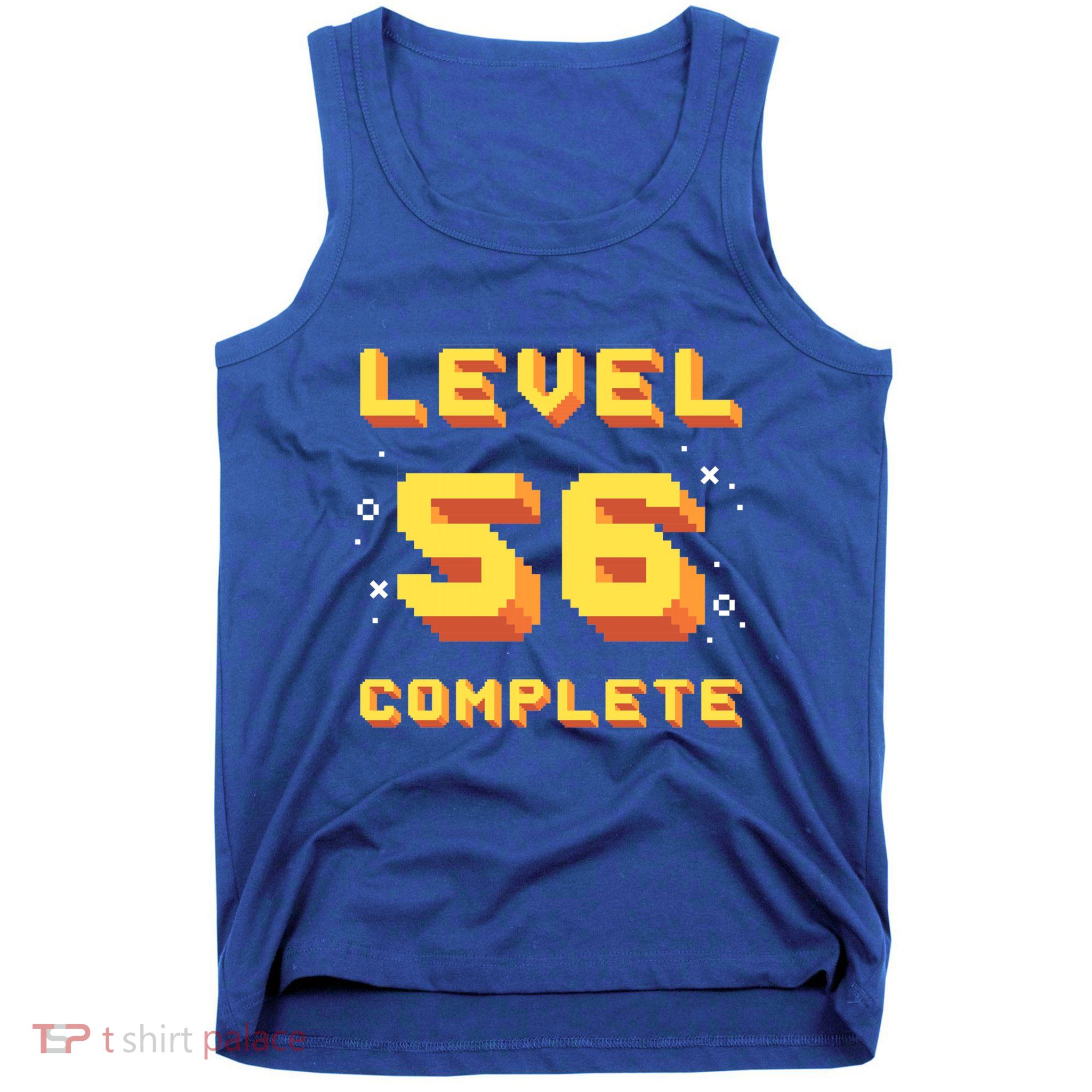 Born In 1965 Level 56 Complete 56th Birthday Retro Gaming Gift Tank Top