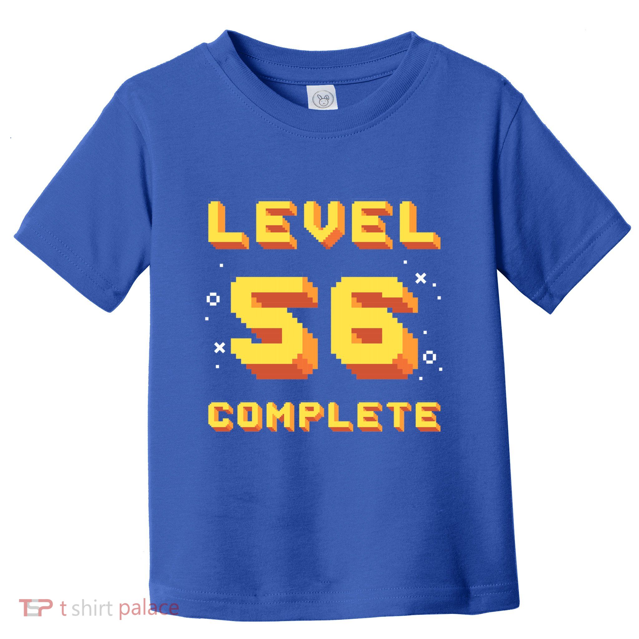 Born In 1965 Level 56 Complete 56th Birthday Retro Gaming Gift Toddler T-Shirt
